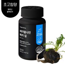첫번째건강 블랙마카 고함량 페루산 아르기닌 야관문 흑마늘 식약처인증 600mg, 1통, 120정