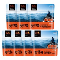 이지밥 핫앤쿡 라면애밥 짬뽕맛, 110g, 7개