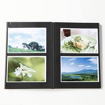 MUJI 무인양품 하드 커버 사진 앨범 KG 사이즈 2단 20페이지 사진 보관