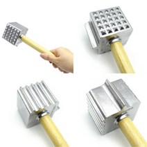 스테이크망치 수동다지기 고기연육기 JUNIA 돈까스 망치