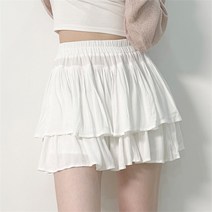 크로스컴퍼니 루시 찰랑 허리 밴딩 탄탄 캉캉 미니 스커트 2col (8948365)