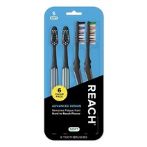 Reach Advanced Design 칫솔 단단한 칫솔모 7개 밸류 팩, Soft