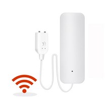 누수탐지기 누수감지 센서 보일러 화장실 최신 홈 알람 누수 경보 독립 와이파이 누수 감지기 홍수 경보 오버플로 경보 시스템, 없음