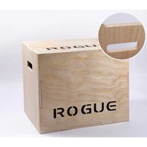 크로스핏 박스 점프 헬스 점핑 스텝 박스 점프 훈련, 나무 3-in-1 점프 박스 40x45x50CM 13K