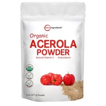 해외 Micro Ingredients 아세로라 체리 비타민C 227g, 3개
