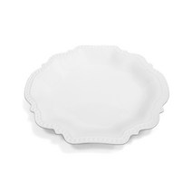 화이트 도트 레이스 앞접시 디저트 플레이트 (3size), 1호(15cm)