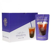 서울에프엔비 커피빈 아메리카노 파우치 230ml*10EA 원두커피믹스, 1, 1
