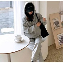 하이데일리 코아 후드 조거 기모 트레이닝세트