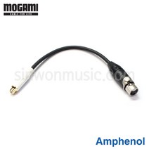 모가미 변환젠더케이블 493FJRW Amphenol XLR(Female)-RCA(Female) 타입 50cm