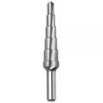 BOSCH 10.8cm(4 1/4인치)에서 2.2cm(7/8인치) 고속 스틸 스텝 드릴 비트, 3/16 In. to 1/2 In
