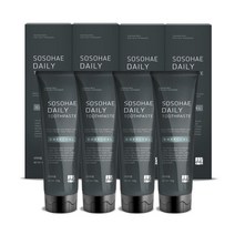 소소해 허브향 구취 치석 제거 상쾌한 숯 치약 100g 4개, 소소해 데일리 숯 치약 100g x 4개