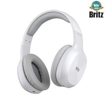 브리츠 W800BT Qplus 블루투스 헤드폰 핸즈프리, 화이트