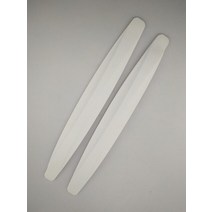 몰딩 리얼 카본 자동차 범퍼 충돌 방지 스트립 스티커 아우디 Q3 Q5 Q7 1 3 S3 4 R RS5 5 6 S6 7 S7 8, 02 White carbon fiber