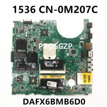 노트북 메인보드 CN-0M207C Free Shipping High Quality Mainboard For DELL 1536 Laptop Motherboard DAFX, 한개옵션0