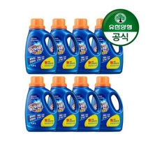 [유한양행]유한젠 액체형 산소계표백제 용기 1.4L 8개, 상세페이지 참조, 상세페이지 참조