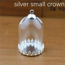 펜던트 10pcs 30*20mm 튜브 유리 병 기본 비즈 캡 세트 펜던트 보석 발견 액세서리 DIY