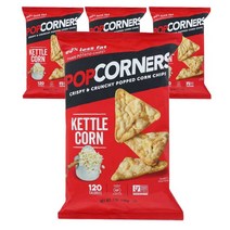 팝코너스 케틀 칩, 198g, 4개