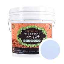 바른황토 바르는 천연 황토 편백 벽지 페인트 자연정원, 블루, 20kg