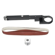 전동 탁상 벨트샌더 샌딩기 칼갈이 샌더기 220v 전기 벨트 샌더 미니 diy 연마, 빨간색, 1개