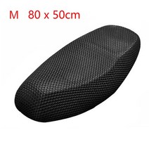 호환용 오토바이시트 뒷자리커버호환 XAutohaux 1Pcs M-XXL Anti-Slip 3D 메쉬 패브릭 시트 커버 통기성 방, 09 Black  M