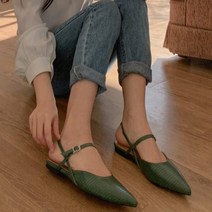 브링미[브링미슈1cm]스틸레토 메리제인샌들 플랫슈즈(4c)