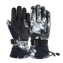 보드 장갑 킥보드 스키 고어텍스 스케이트 남자 여자 초경량 방수 겨울 따뜻한 스노우 오토바이 타기 눈 방수 저렴한, 검은색, m