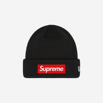 슈프림 뉴에라 박스로고 비니 블랙 - 22FW Supreme New Era Box Logo Beanie Black 22FW213032