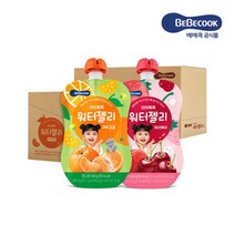[베베쿡] 아이쭉쭉 워터젤리 체리베리 제주감귤 2BOX(20팩), 옵션:제주감귤 2BOX