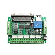 HOT-MACH3 조각 보드 CNC 17 포트 5 축 스테퍼 모터 드라이버 인터페이스 옵토커플러 절연 USB 케이블 포함, 한개옵션0