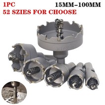 14-50mm 멀티 치아 초경 코어 드릴 비트 철강 알루미늄 스테인레스 스틸 플레이트 천공 구멍 톱, 15 22.5mm