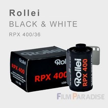 Rollei 롤라이 흑백필름 블랙&화이트 RPX 400/36장 [135mm film/2026년06월]