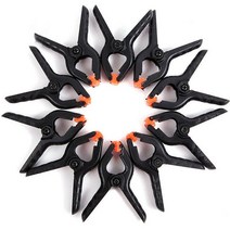 6Pcs 4 인치 목공 스프링 클램프 DIY 도구 플라스틱 나일론 클립 A 타입 지주, 한개옵션0