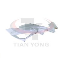 ZX6R 2019-2020-2021 용 부품 팩 왼쪽 및 오른쪽 카울링 오토바이 도색되지 않은 페어링 6R 636 19-20-21 플라스틱, 17 K0619-13