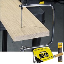Stanley 스탠리 실톱 나무손잡이 깔끔한절단 깊이120mm 톱날각도 360도 조정, 1개