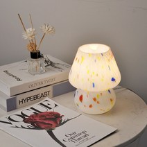 스테인드글라스 스탠드 모던한 세련된 테이블 홈 인테리어 조명 무드등, A, D15cm H19cm