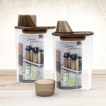 락앤락 도어포켓 잡곡통 2kg x 2개 잡곡보관 사료통