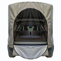 차박 도킹 텐트 대형 SUV 스타렉스 쏘렌토 후방 트렁크 꼬리 캠핑 카크닉 카텐트, 블랙