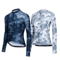 NSR 클럽 카모 긴팔 져지 남성 여성 3계절용 자전거 의류 상의 + 사은품증정