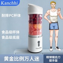 과즙 휴대용 소형 가정용 윤스테이 착즙기 채소 과일 사과 쥬서기 착즙유압기 양파즙기계, 우유 화이트 핸들 버전