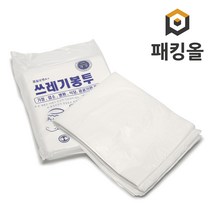 패킹올 흰색 쓰레기 대형 소형 배접봉투, 80L, 60매