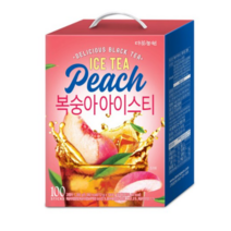 다농원 복숭아 아이스티 100p, 1300g, 4개