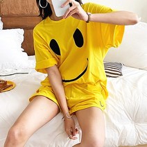 베시시걸 빅스마일 루즈핏 티셔츠 + 숏팬츠 트레이닝세트 홈웨어 빅사이즈 임부복