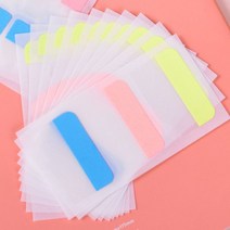 인덱스 스티커 파스텔 컬러 라벨 책 정리 분류 라벨지, 일반사이즈