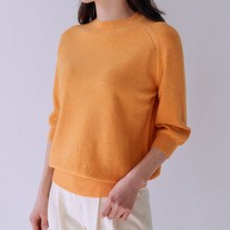 바네사빈 케시미어 라운드 나그랑 7부 니트 v00154