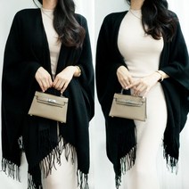 [오름새음상회]캐시미어 망토 숄 머플러 케이프 니트 목도리 가디건 간절기옷 가을 숄머플러 숄스카프