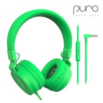 퓨로 베이직 청력 보호 유선 헤드셋, Puro Basic, GREEN