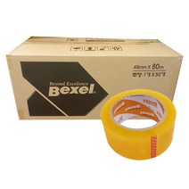 벡셀 투명 opp테이프 48mm x 80m, 50개