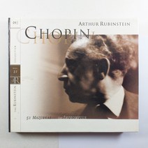 (중고CD)(MADE IN USA) CHOPIN 2CD/ 쇼팽 51 마주르카/ 즉흥 환상곡/ 피아노 아르투르 루빈슈타인/ 음반 상태 VG