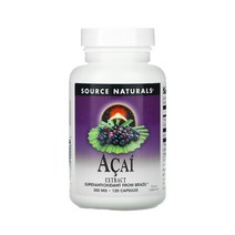 소스네츄럴 아사이베리 추출물 500mg 120캡슐 안토시아닌 폴리페놀 소스내츄땡