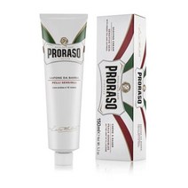 이탈리아 Proraso 프로라소 센서티브 쉐이빙크림 150 ml, 면도 크림 민감성, 160ml